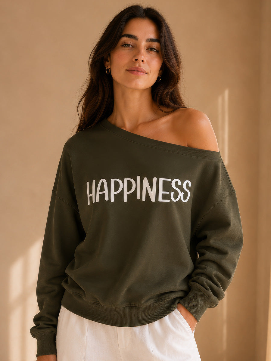 Happiness Olive Green Slashtop