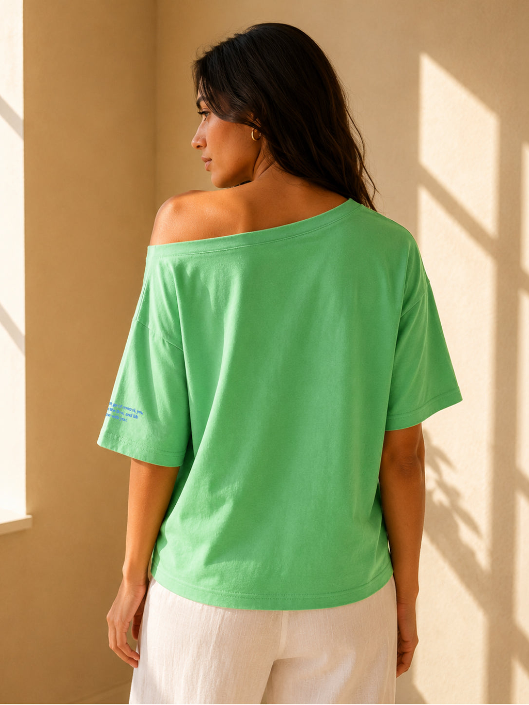 Go With the Flow Slash T-shirt Aqua