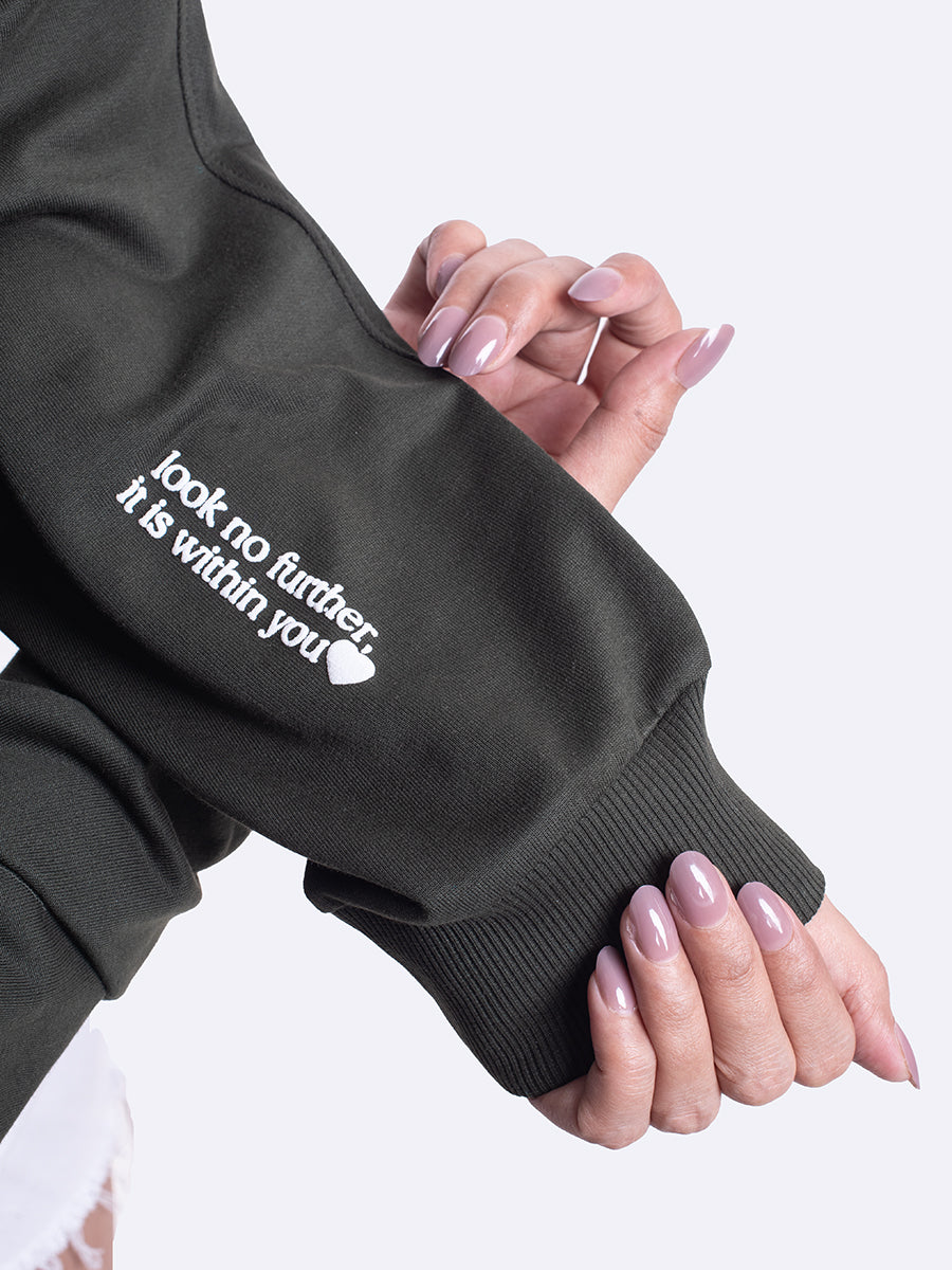 Happiness Olive Green Slashtop