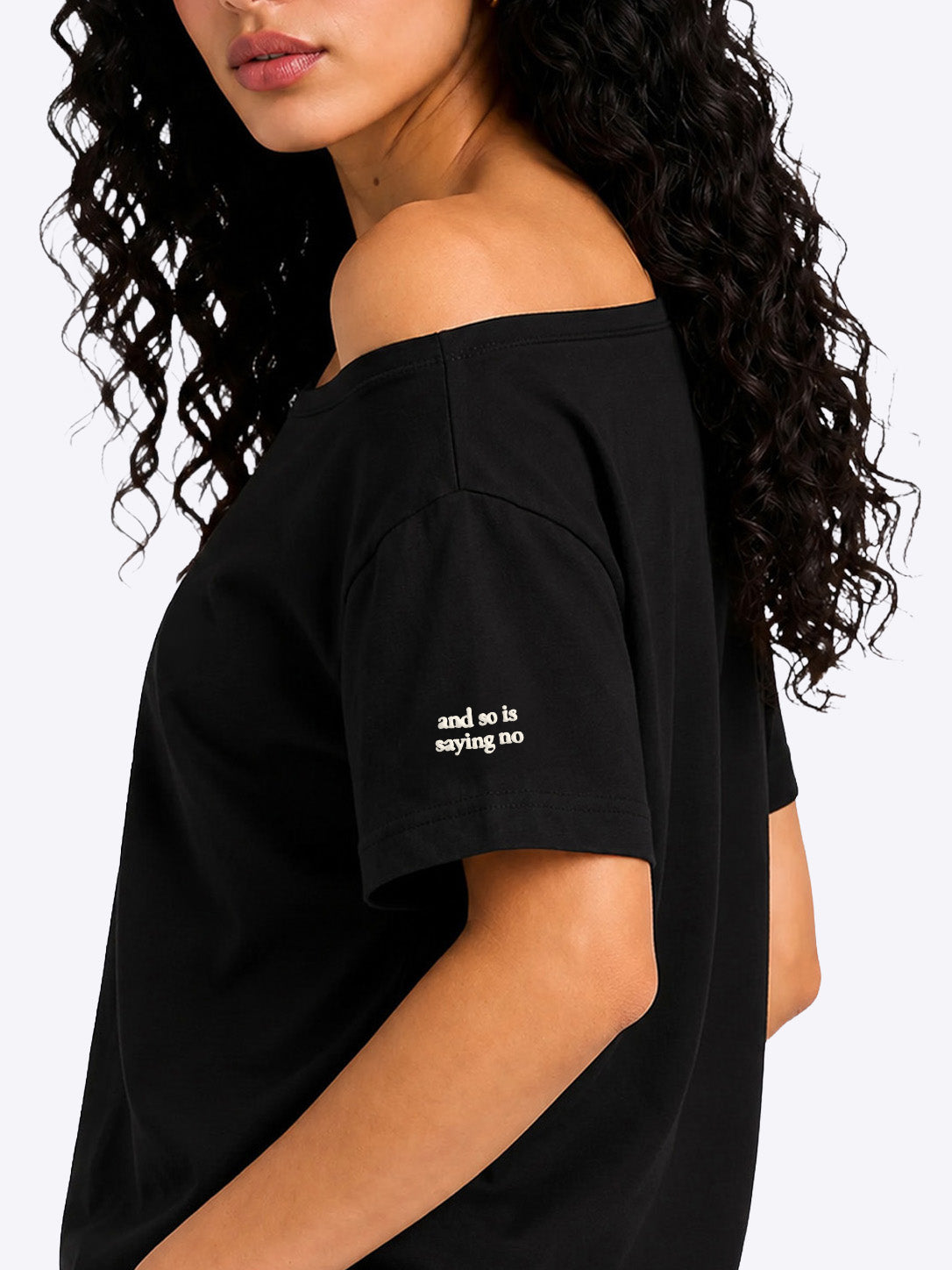 Kindness is Cool Slash T-shirt Black