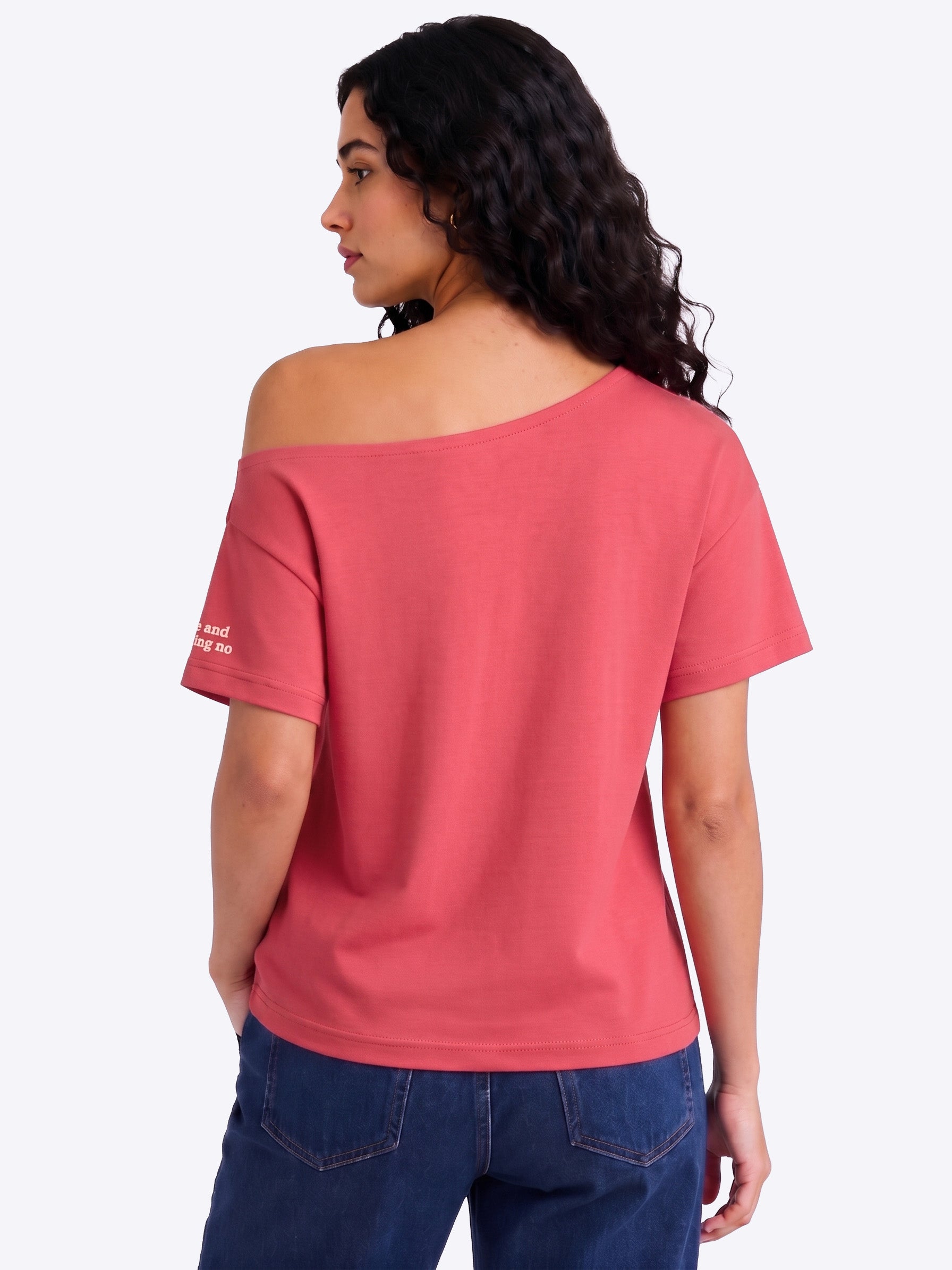 Kindness is Cool Slash T-shirt Rose Pink