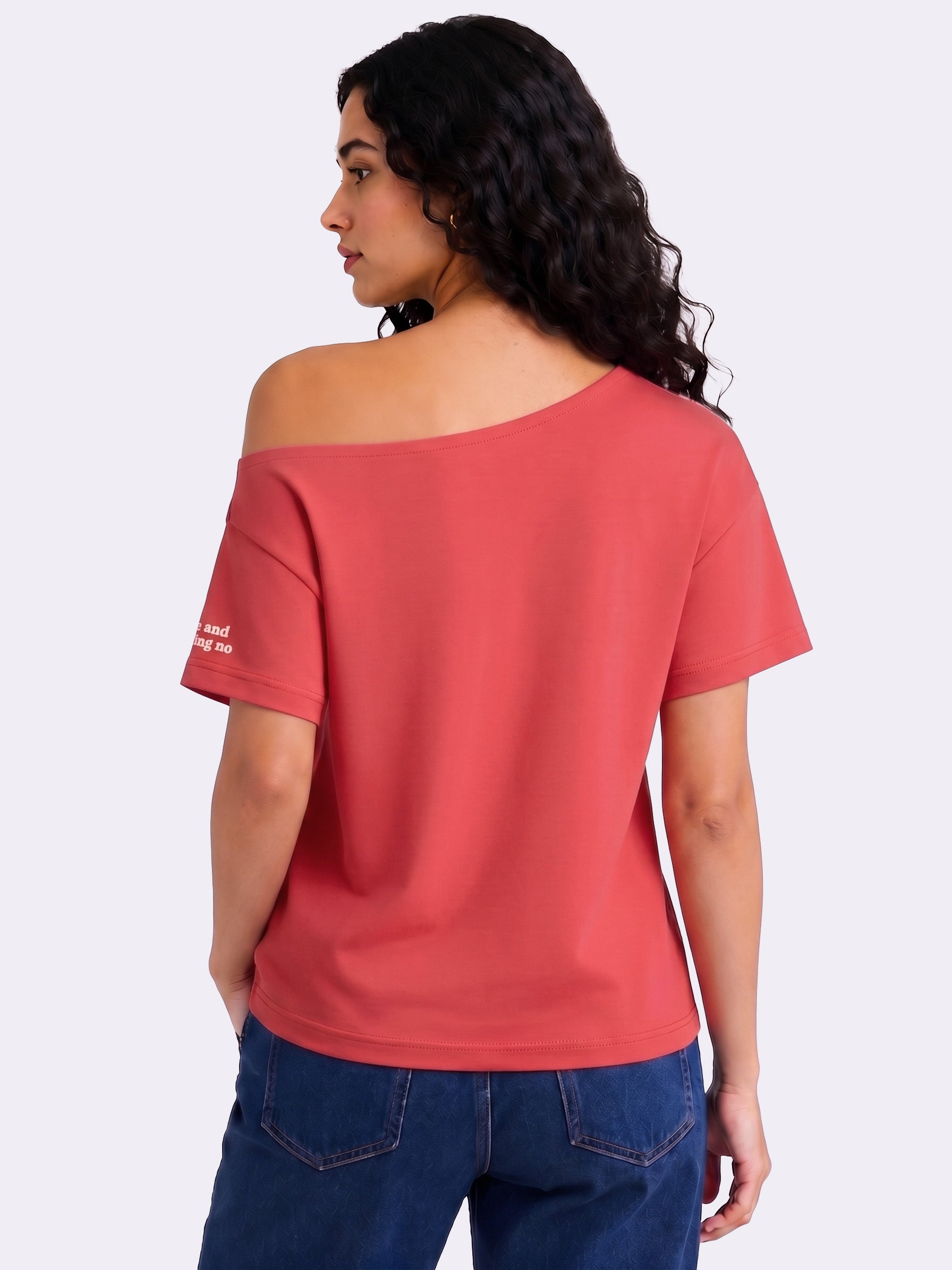 Kindness is Cool Slash T-shirt Rose Pink