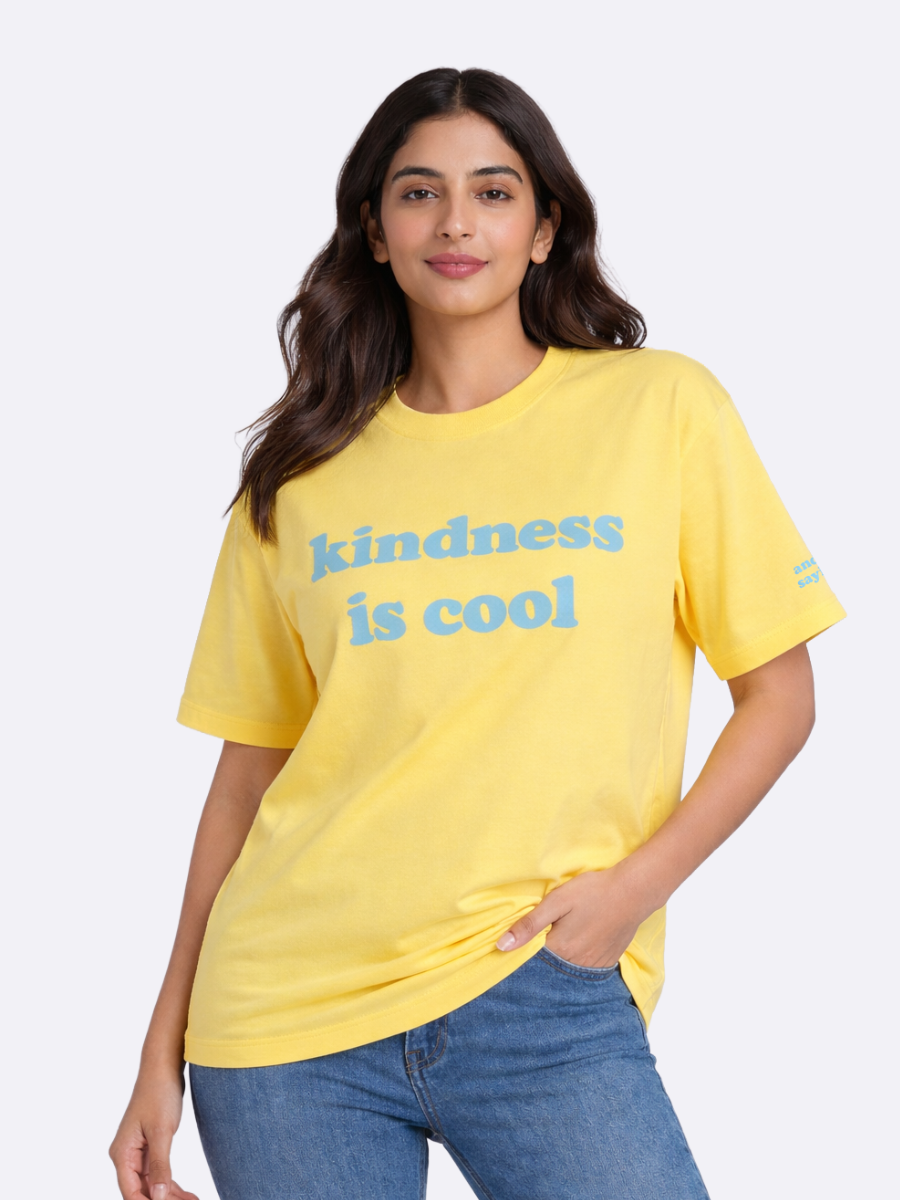 KINDNESS IS COOL YELLOW